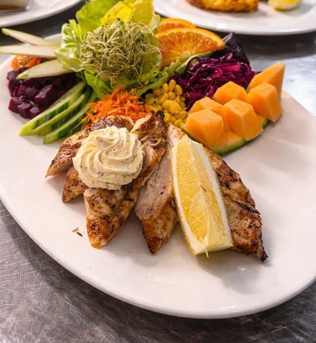 Hauptgang aus der Küche des Restaurant Wey